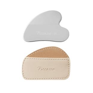 韩国piccasso曲面不锈钢粉底铲贴合底妆便携小巧紧密贴合轻薄服帖