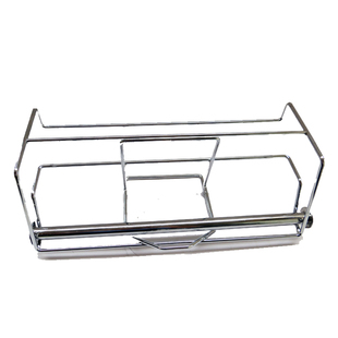 超市连卷袋支架不锈钢堆头卷袋架架子货架挂式购物袋支架购物袋架