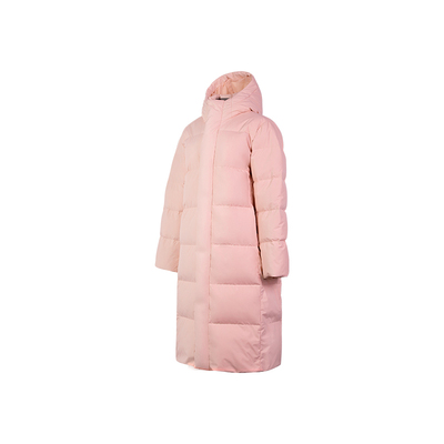 SKYHAND 羽绒服女25年新款冬季连帽中长款白鸭绒运动装棉服外套