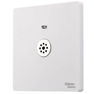 86型暗装四线声控开关楼道感应LED灯消防强起带继电器声光控开关