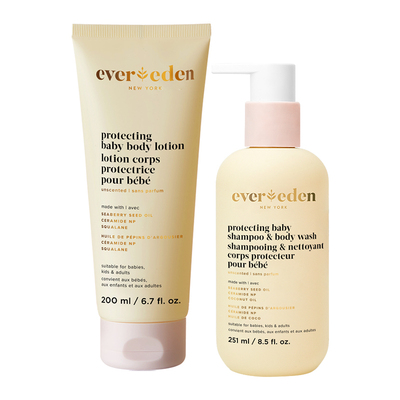 Evereden安唯伊婴儿滋润保湿胎脂润肤乳200ml+胎脂洗沐251ml