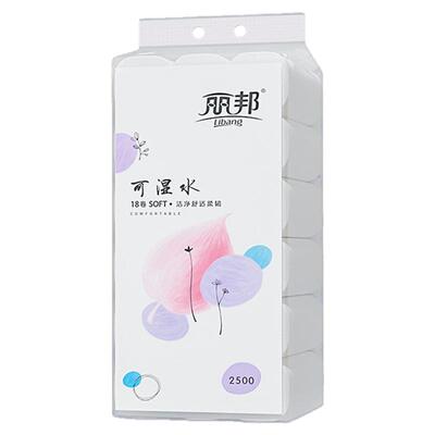 丽邦卫生纸5斤大卷无芯卷纸巾5层原生木浆家用宿舍卫生间厕纸妇婴