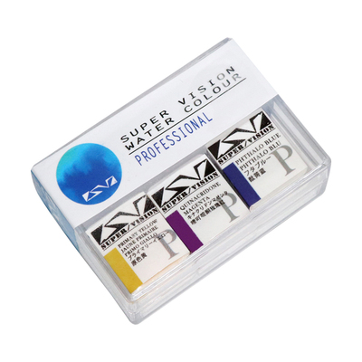 视爵专业级官方3色适合固体水彩