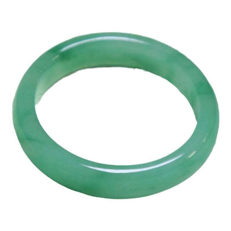 珪宝独龙玉宽条飘花手镯圈口51.4mm女款天然玉石玉镯子宽约13mm