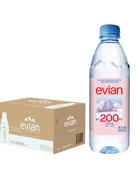 evian依云天然矿泉水整箱