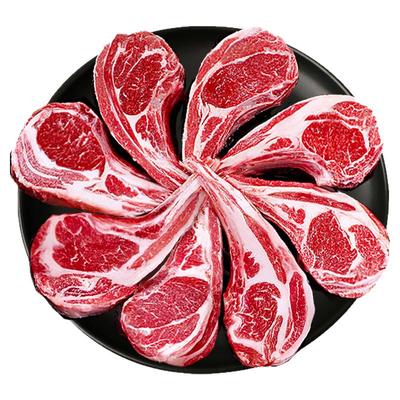 羊排内蒙原切法式羊排新鲜5斤