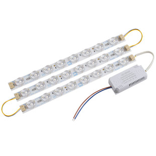 led进口普瑞灯珠吸顶灯替换 全光谱灯带长条三色灯条客厅光源灯芯