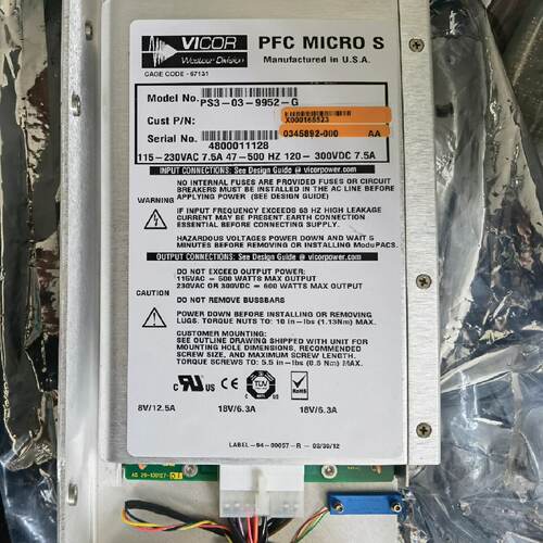 【询价】VICOR PFC MICRO S 型号PS3-03-995适用