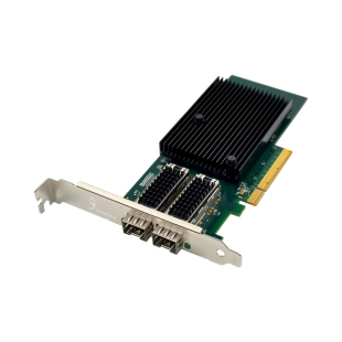 兮克双万兆光口网卡Intel x710芯片SKN-X710-2SFP+ PCIE X8接口10G光纤SFP+服务器网卡群晖nas适用