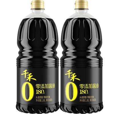 千禾零添加头道180天酱油1.8L-2