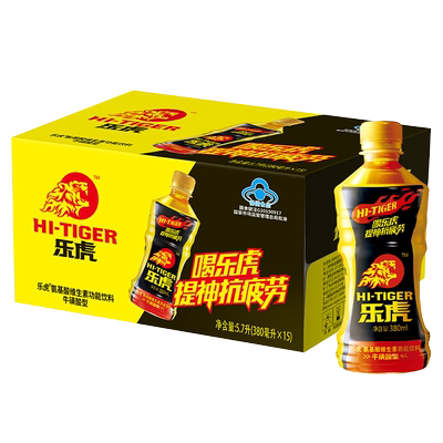 乐虎旗舰店氨基酸维生素功能饮料380ml*15瓶提神抗疲劳正品多规格