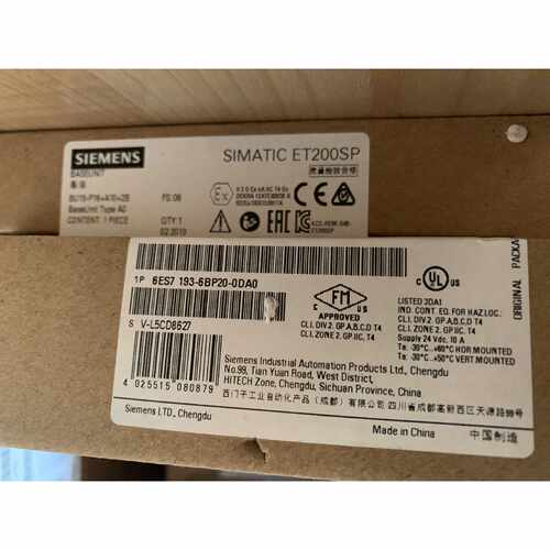 议价原装6ES7193-6BP20-0BA0西门子ET200SP底座6ES7 193-6BP2O-OB