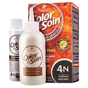 三橡树正品染发剂4N黑茶色2026新款网红流行色显白天然植物染发膏