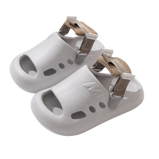 儿童拖鞋2026夏季新款男童女童宝宝凉拖鞋小孩EVA包头洞洞鞋凉鞋