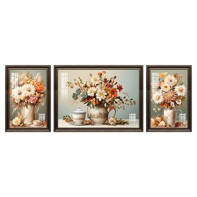 美式乡村风格沙发背景墙装饰壁画