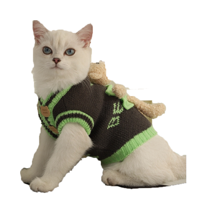 hoopet宠物可爱小熊毛衣