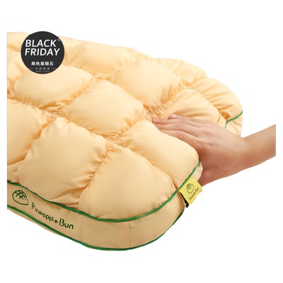 珍喜成人家用菠萝酥心包枕芯一对装护颈椎助睡眠不塌陷不变形枕头