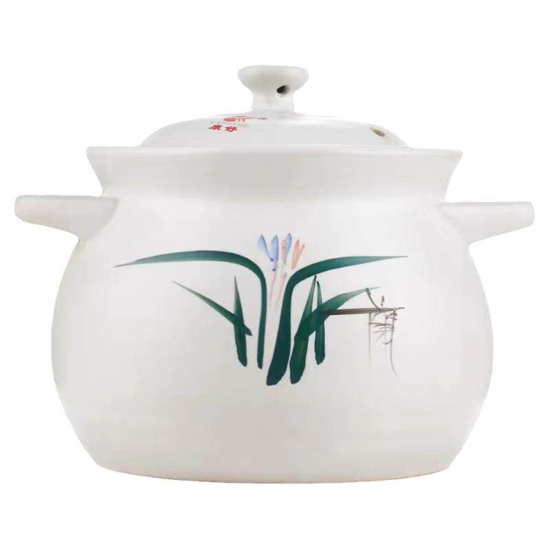 康舒正品陶瓷砂锅家用煲汤煲粥大容量汤锅明火燃气耐高温大号沙锅
