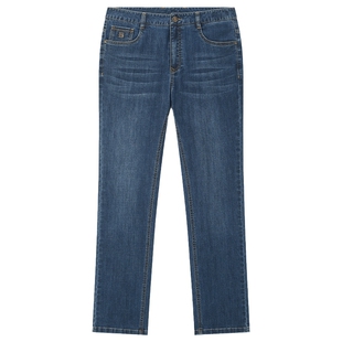 百斯盾男装牛仔裤男士2026春季款挺括耐穿商务通勤中直筒长裤