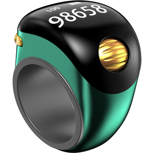 新款计数器电子数显指环戒指型手按手指记数器人流量数客器点数器