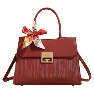 红色包包女妈妈结婚包高级感婚礼中年女士手提包婆婆生日礼物女包