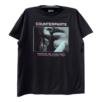 Counterparts乐队美式复古硬核朋克风街头潮流慵懒风潮牌短袖T恤