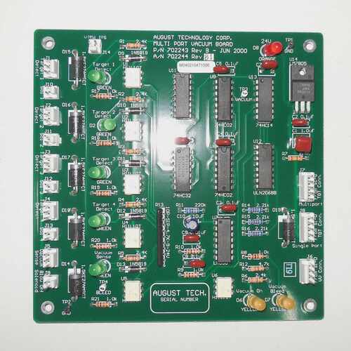 August Multi Port vacuum board P/N: 702243 rev B A/N 702244