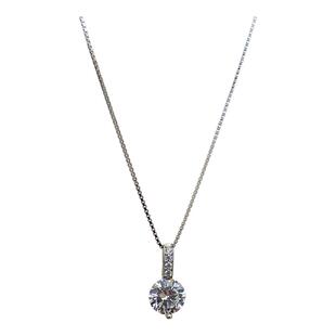 初恋光·AFunnyStory通体S925纯银锁骨链通勤3A锆石高级百搭项链