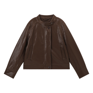 布丁哈鲁童装秋装女童洋气上衣2026春秋新款儿童洋气百搭美式皮衣