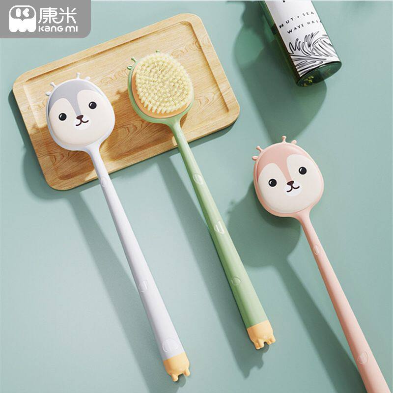 家用洗澡刷浴刷长柄软毛两用可爱双面强力搓背沐浴刷子沐浴刷批发