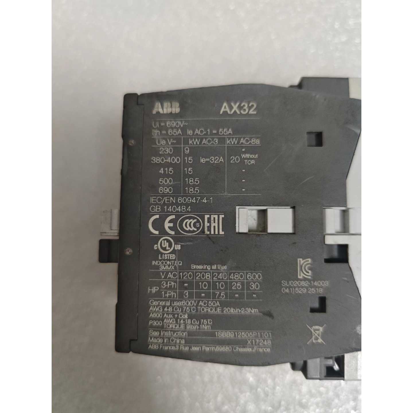 【维修议价】ABB交流接触器AX323010议价236