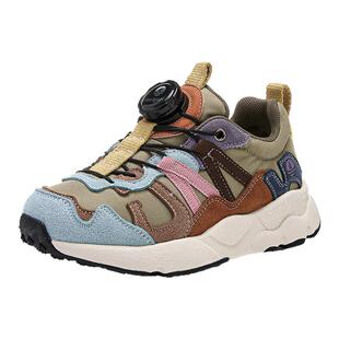 Navigare小帆船童鞋儿童运动鞋2025秋冬新款男女童耐磨户外登山鞋