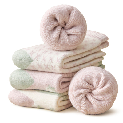 可爱袜女棉袜保暖中筒袜