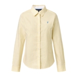 POLOWALK女装衬衫2026春季新款女士长袖条纹衬衫内搭时尚上衣