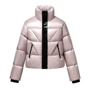 【90鹅绒】玛莎黑金羽绒服女款冬季2026新款保暖小个子短款外套