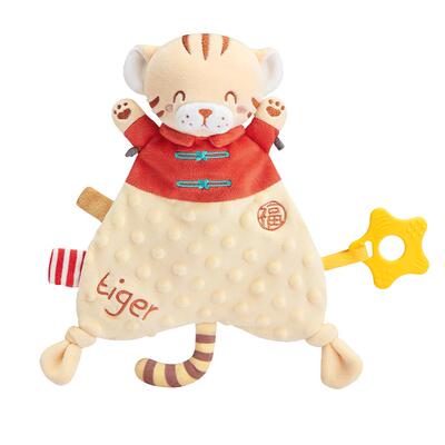 蒂爱婴儿可入口睡眠玩具安抚巾