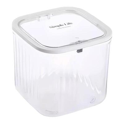 亚克力透明翻盖粉扑收纳盒