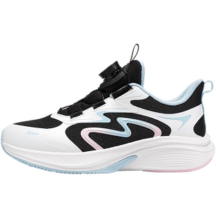 【商场同款】特步童鞋秋季新款大童旋钮扣跑鞋儿童运动鞋女童鞋子