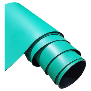 工作台橡胶桌垫防静电台垫实验室耐高温胶皮蓝色电工维修工具垫布