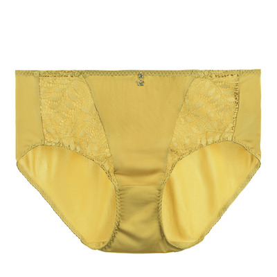 性感蕾丝滑面料中腰舒适包臀三角