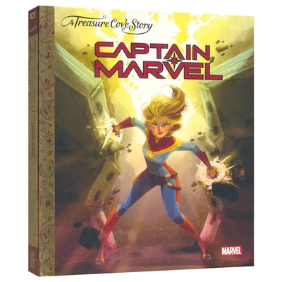 Treasure Cove Stories Captain Marvel 漫威惊奇队长 超级英雄故事绘本 图画书 精装英语读物 英文原版进口儿童图书