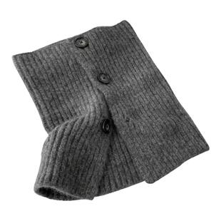 高级小众设计围脖针织纽扣套帽脖套女冬围巾韩版纯色防寒保暖护颈