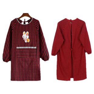 围裙厨房家用餐饮专用罩衣男款冬季大褂长款反穿护衣长袖工作服女