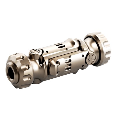 合金解压金手指陀螺EDC棘轮段落可发射特工震爆弹模型抛壳玩具枪