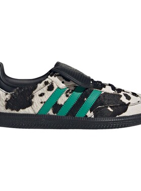 adidas阿迪达斯三叶草男女SAMBA LT奶牛纹运动T头鞋休闲鞋JS3930