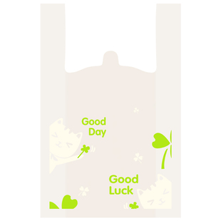 Goodluck大号食品包装餐饮商用超市手提礼品袋加厚塑料外卖打包袋