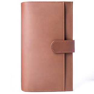 定页款手帐本多卡位TN复古牛皮本旅行笔记本多功能收纳日记本子