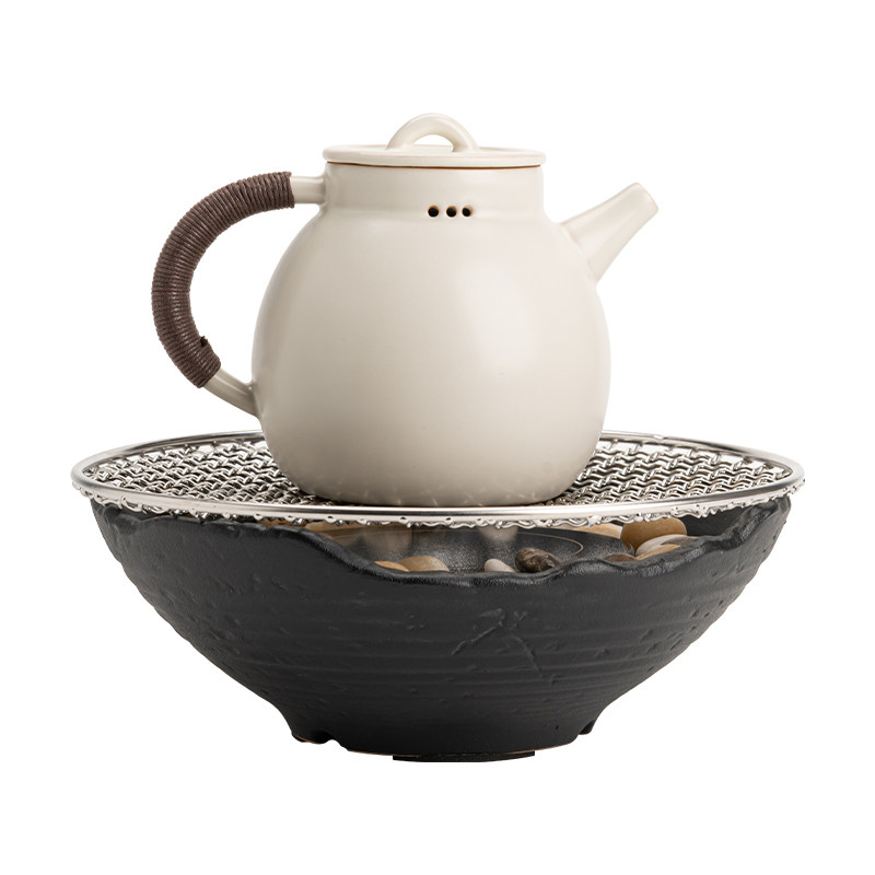 君器白泥苏打釉电陶炉煮茶壶
