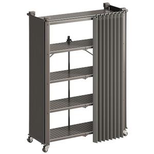 佳帮手阳台置物架仓库货架家用多层杂物储藏柜多功能钢落地收纳架