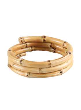 时尚个性风创意宽边竹根手镯